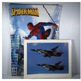 Posters, Superman 20 x 30 and General Dynamics FB