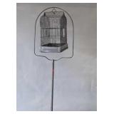 Vintage Bird Cage with Floor Stand,