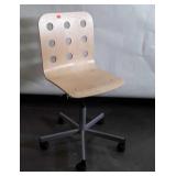IKEA Office Desk Chair, maple molded seat, the