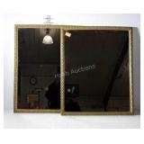 Pair of matching wall mirrors, each is 17 x 21