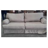 Living Room Sofa, 2 pillow back cushions, a few