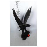 Eagle statue, has had wing repair