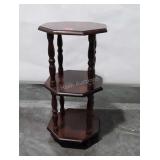 Plant stand with under shelf