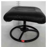 Vegan leather footstool