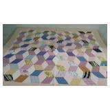 Early quilt, lightweight, in good condition for