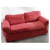 Loveseat with washable slipcover