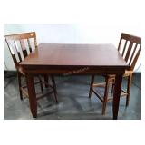 3pc Table Set, counter 32" height table 36x48"