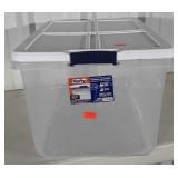 Hefty 66qt Storage tote, latch handle lid
