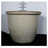 Stoneware crock. No notable chips or cracking.