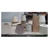Lamp Shades, selection of various styles Table
