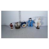 Misc. Lot: Elvis clock, Madeline clock (legs need