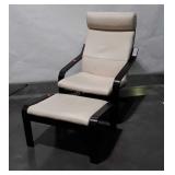 IKEA chair and Ottoman