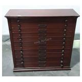 Antique Printers/ Type Set Cabinet, 12 Drawers,