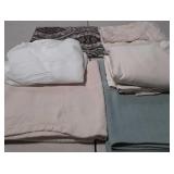 Textiles, two cotton king size blankets, king