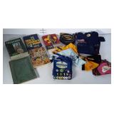 Boy scout & girl scout books & uniform pieces