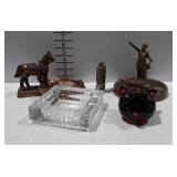 Smokers lot: Japan boot lighter and 4 ashtrays
