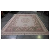 Room Rug, nice Hook type, floral border medallion