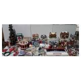 Huge holiday group, lighted village hoises,