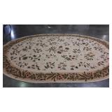 Oval Room Rug, 7.9 x 10.11ft, nylon made Rug,