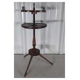 Unique Accent Stand, trifooted, walnut made with