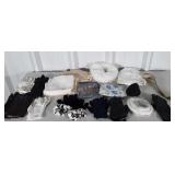 Ladies Vanity Accessories, gloves, scarves, belt,