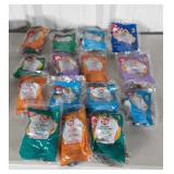 15 Petite TY Beanie Babies, McDonald