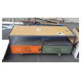 Pottery Barn Teen 2 drawer locker Style bench,