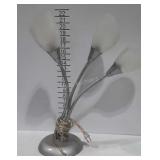 3 bulb lamp, adjustable arms