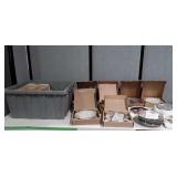 24 collector plates including  Thomas Kinkade and
