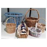 Baskets and laundry basket