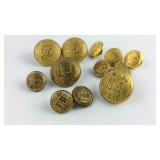12 brass firemen