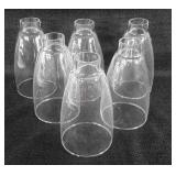 Six glass globes