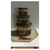 Sewing storage boxes and a Susan Bates Knit-Chek
