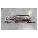 Snow Sled, 52" runner type, and sude rail as been