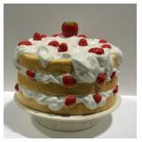 Covered cake stand