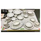 China- 49pc Noritake ivory china Norma pattern