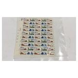 50 stamps 10 cents 200 years of postal service