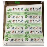 Stamps 20 sheets Canadian international