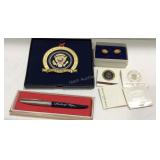 President souvenirs Reagan and Nixon matches,