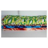 Fabric, dress fabric, four retro patterns,