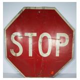 30" metal stop sign.