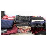 Fabric, huge remnant lot, all types of fabric,