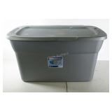 Sterilite tote with lid. 30 gallon.