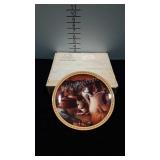 Collector Plate, Americana Cats with box