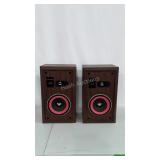Cerwin-Vega AT-8 Stereo Speakers, New Foam