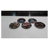 Collectors Plates, 5 all Cat Themed, 2 boxes 3