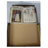 Size 8-10 sewing patterns in box.