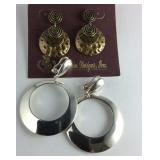 Two Premier design jewelry earrings