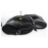 Pair Motorcycle saddle bags, with mounting