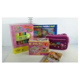 Jewelry making kits, lunchbox and magnetic puzzle